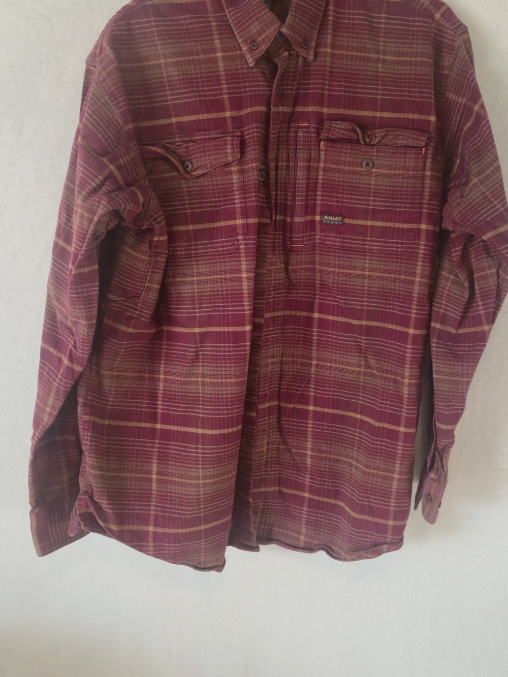 Ariat Men's Red Plaid Lightweight Shirt